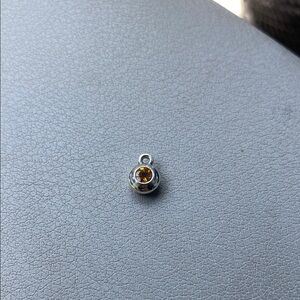 James Avery Silver Citrine Birthstone Charm